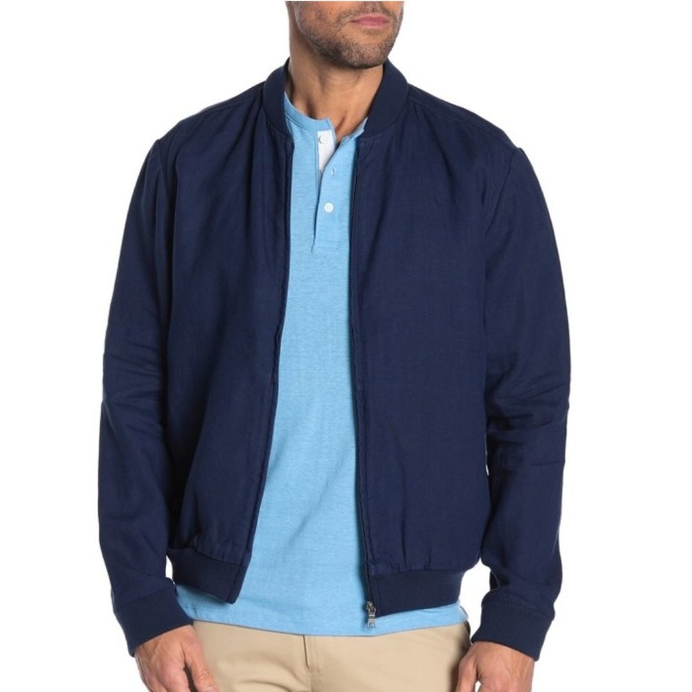 🎁 Onia Linen Bomber Jacket